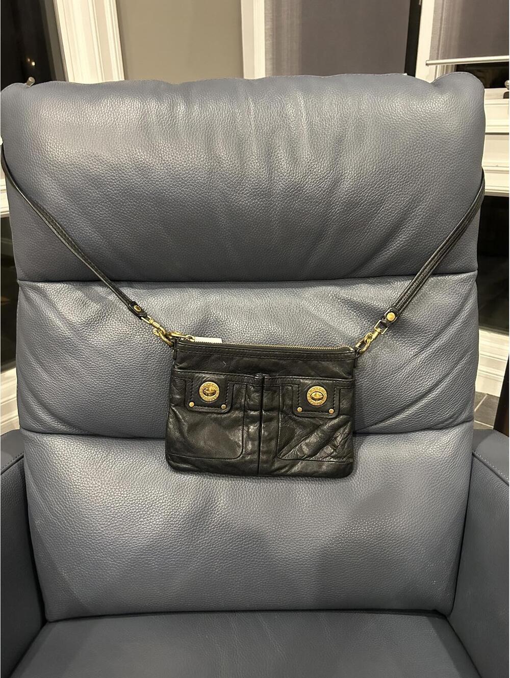 Marc by Marc Jacobs Black Leather Crossbody Bag